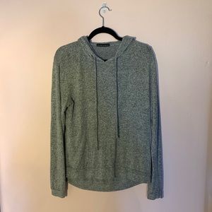 Grey Harlowe & Graham hooded sweatshirt